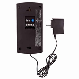 Business Door Entry Chime with Flashing Strobe | Easy to Install Long Range Motion Sensor & Loud Doorbell Receiver with Adjustable Volume | Ideal Entrance Alert for All Door Types & Businesses