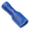 20 x Blue 4.8mm Female Fully Insulated Crimp Spade Connector