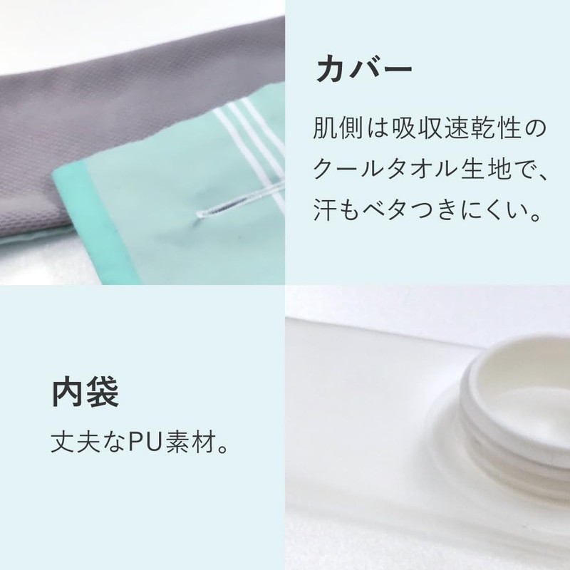 Alphax Ice Bag Neck Cool Icing Wrap Ice Bag Navy