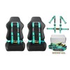 TANAKA 2 X TANAKA UNIVERSAL MINT GREEN 4 POINT BUCKLE