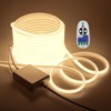 Samsion COB Outdoor LED Strip Lights Waterproof 50ft Dimmable LED