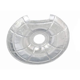 KitchenDance Durable Packaging Aluminum Large Electric Disposable Foil Burner Bib - Aluminum Foil Burner Stove Bib Liners, Perfect for Avoiding Cleaning from Oil and Food Drips, 6200L, 500 Count