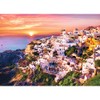 Trefl Sunset Over Santorini 1000 Piece Jigsaw Puzzle Red 27"x19"