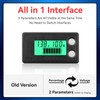 DROK Waterproof Battery Monitor 8-100V, Volt Meter Battery Capacity Tester