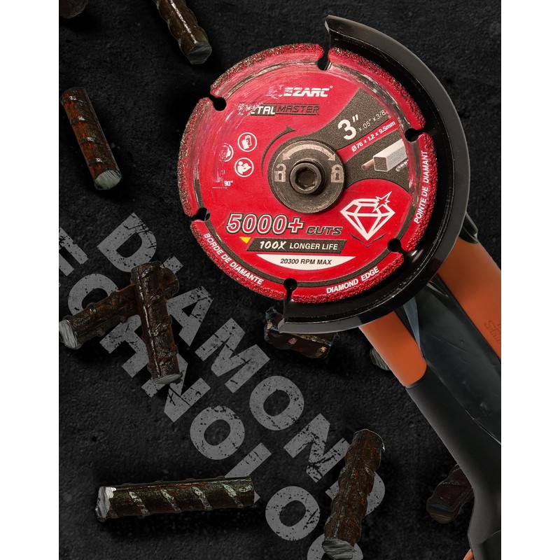 EZARC Diamond Cutting Disc 76 x 1.2 x 10 mm