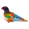 Handmade Mini Glass Parrot Art Glass Blown Sea Animal Figurine/Bird