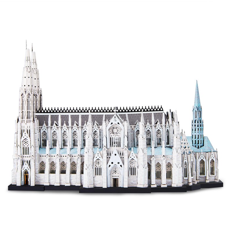 Piececool 3D Puzzle Metal St Patrick's Cathedral New York Famous