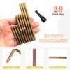 Matrelt 29 Pack 1/4-20" Hanger Bolts 3Sizes 2-4 Inch Include1
