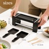 Electric Griddle Indoor Grill Small Korean BBQ Grill, Mini Electric