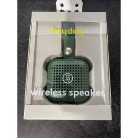 Heyday Wireless Speaker Mini - Green - Range 33 ft. Bluetooth 5.0 NEW Loud Z4