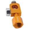 CGA320 CO2 Refilling Adapter with Pressure Gauge Soda Refill Quick