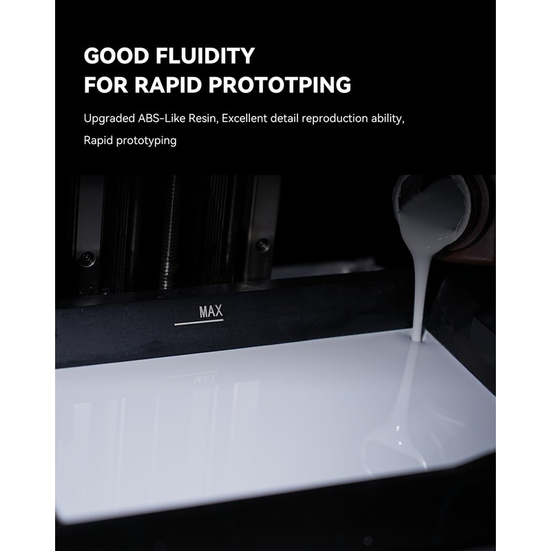 SUNLU Upgraded ABS Like Resin for 3D Printer, 405nm UV-Curing