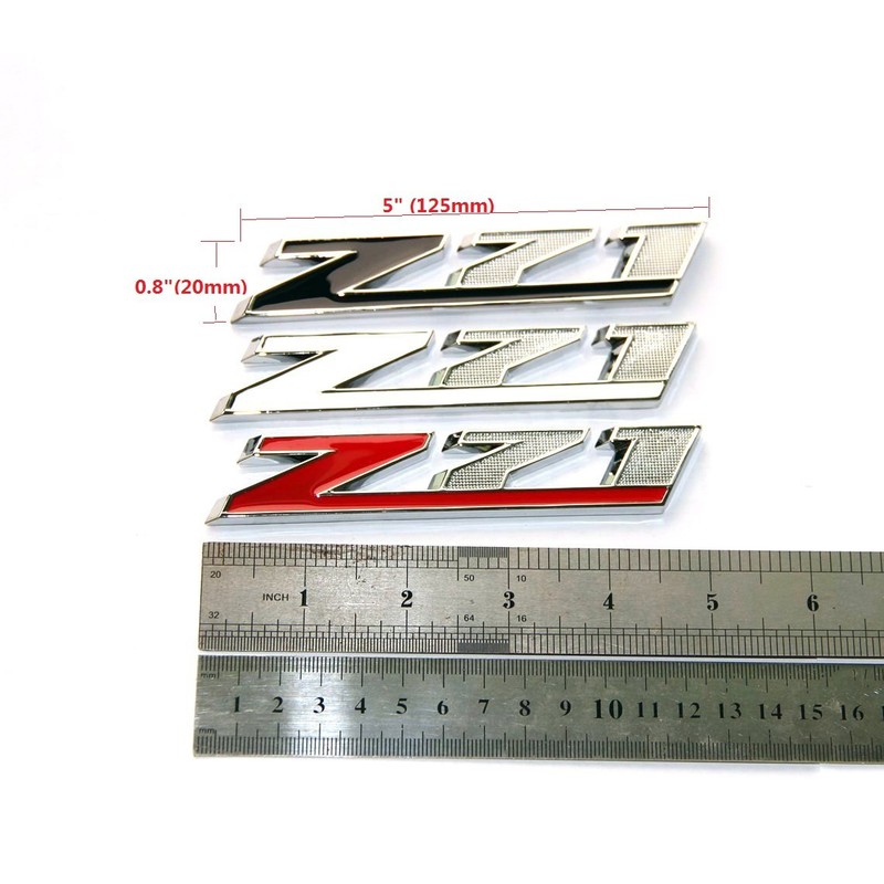 2pack OEM Z71 Emblem Badges 3D Compatible with Silverado 1500