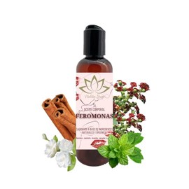 Aceite orgánico corporal para masaje De Feromonas de 125mL. Con propiedades de aromaterapia y terapeuticas