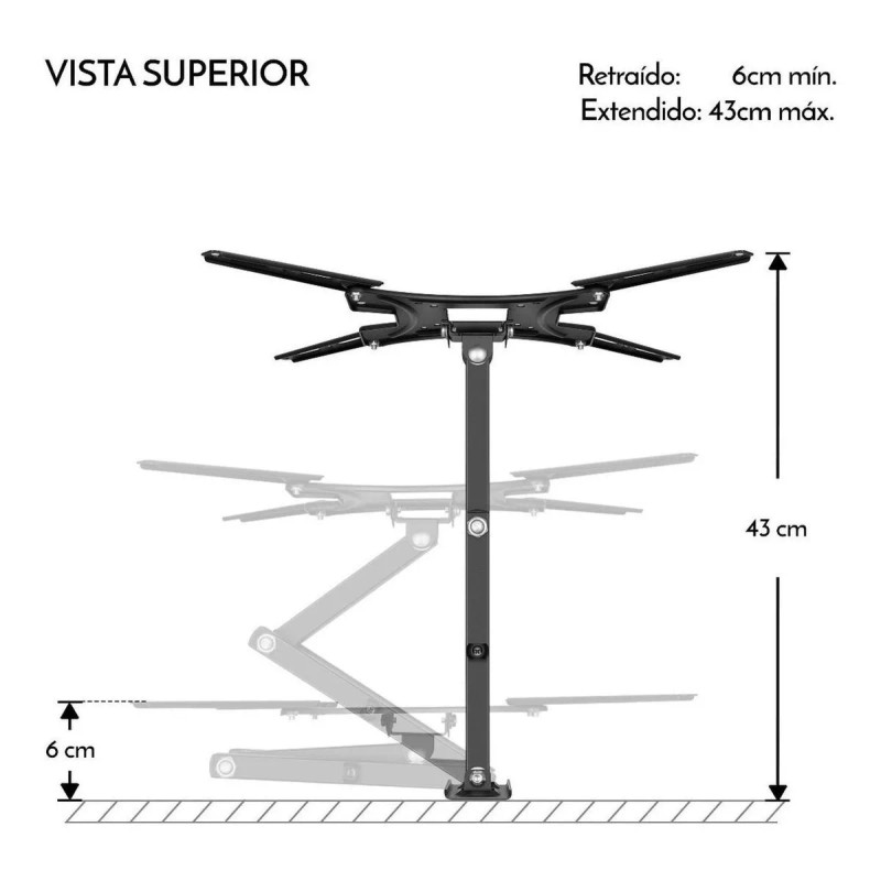 Steren Soporte Para Pantallas 13 A 50 Ultradelgado | Stv-064