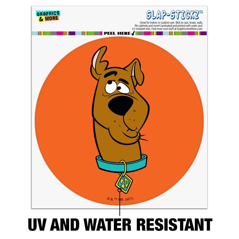 GRAPHICS & MORE Silly Scooby-Doo Automotive Car Window Locker Circle