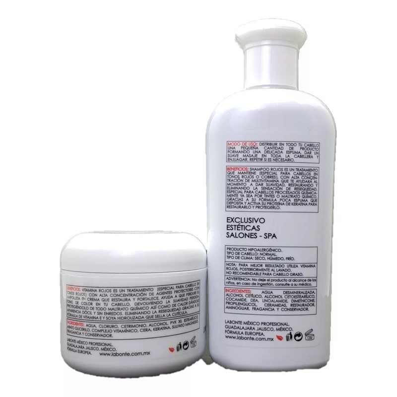 Labonté Shampoo Matizador Cabellos Rojos Labonté 240ml