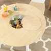 KidKraft Wooden Round Table & 2 Chair Set with Center