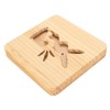 Wooden Carving Night Light Rabbit Shape Soft Light Eye Protection