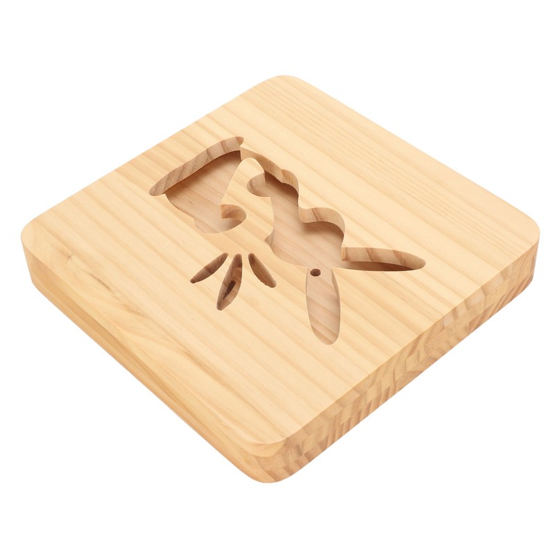 Wooden Carving Night Light Rabbit Shape Soft Light Eye Protection