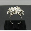 Extravagant sterling silver ring solid 925 size H - V