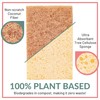 bioGo 12 Pack Biodegradable Kitchen Sponges - Eco-Friendly, Compostable, Natural