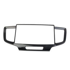 crosselec Carbon Fiber Navigation Panel Frame Air Outlet AC Vent Cover Trim for 2019-2022 Honda Pilot for 2021-2024 Ridgeline for 2019-2024 Passport