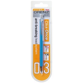 Mechanical Pencil Orenz 100% Shatterproof in Blister Card 0.3mm Light Blue
