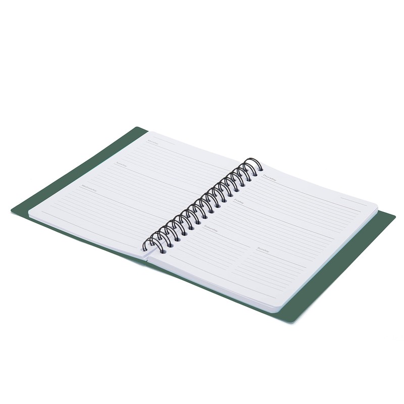 Mintra Office Undated Weekly/Monthly Planner (Junior, Green Olive)