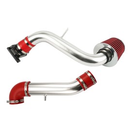 PHILTOP 2.75" Cold Air Intake Kit System Compatible with Mitsubishi Eclipse 2000-2005 2.4L L4, High Performance, Red