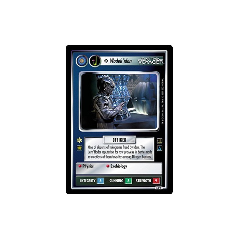 STAR TREK CCG 1E HA HOLODECK ADVENTURES WODEK'IDAN 63C
