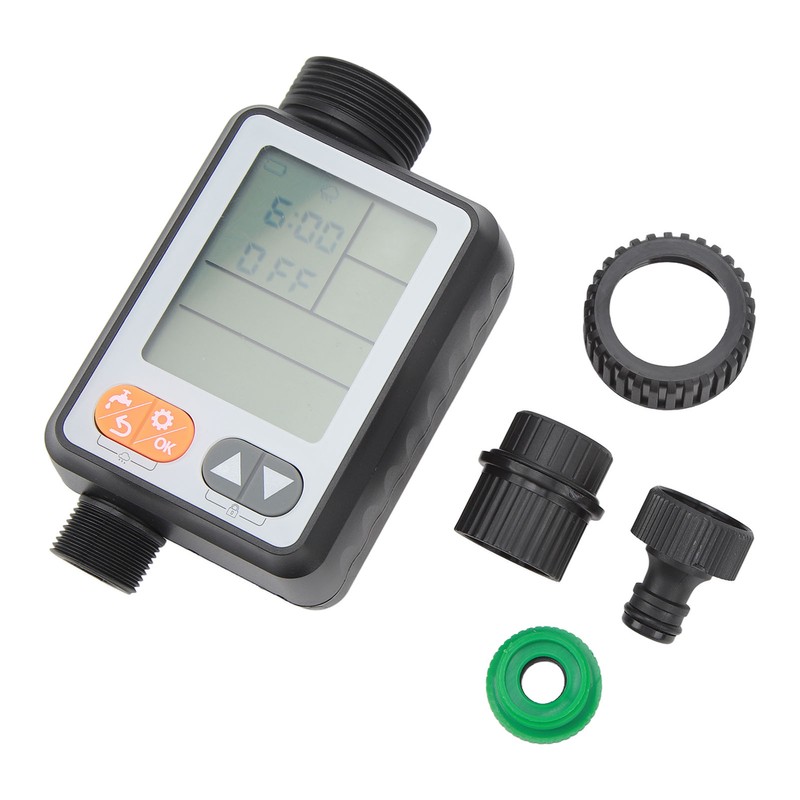 Automatic Water Timer Garden Hose Farm Irrigation 3in Display Rain