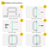 BRIXWELL HR-6BTB-SC 6 Inches Center to Center Arch Style Back