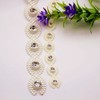 Bead Chain String Half Side Flatback DIY Imitation Pearl String