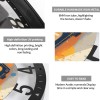 25cm Round Iron Clock Featuring a Legend of Zelda Triforcesheet