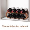 Navtcow Wine Rack and Water Bottle Organizer 2 in 1
