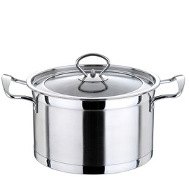 Small SouptPot with Lid - 4 Quart Stainless Steel Stock Pot, Cooking Pot, Soup Pot with Lid, Small Pots for Cooking, Induction Pot Stew Pot Pozole Pot