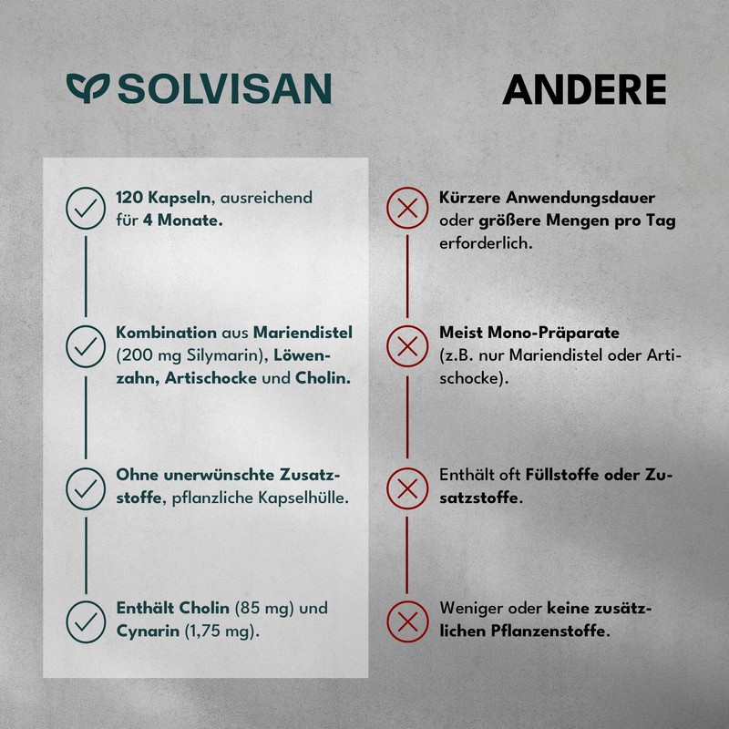 SOLVISAN LEBER VITAL* 4-fold complex with choline for your liver,