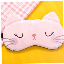 Silk Eye Mask, Light Blocking, Sleeping, Cute, Cat, Eye Mask, Eye Fatigue, Blindfold, Women, Kids, Soft Eye Cover, Adjustable Strap, Set of 2