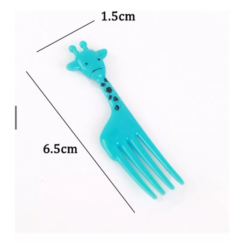 24x7 Palillos Tenedores Lonche Kawaii Pequeños Decoración Frutas