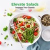 NutriChef 3-in-1 Electric Vegetable Chopper, Spiralizer, and Salad Maker -