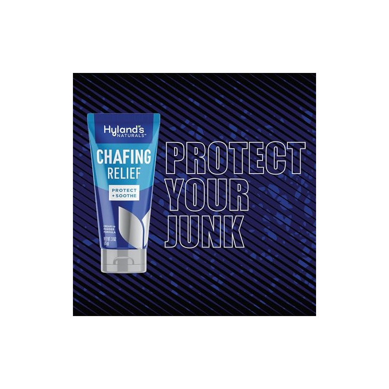 Hyland's Chafing Relief, Cream to Powder Formula, Anti Chafing Cream