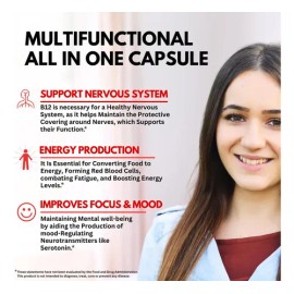 Vitboost Complejo Vitamina B12 25000 Mcg 60 Cápsulas N/a