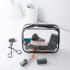 Toiletry Bag Transparent, 3 Pieces PVC Transparent Cosmetic Bag Makeup