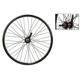 Wheel Master 24" Cruiser/Comfort Rear Wheel - Weinmann AS7X Rim, 36H, Coaster Hub, Black