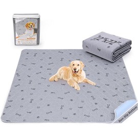 Washable Dog Pee Pad Extra Large, Fast Absorbent Puppy Pads, Reusable Dog Training Pads Waterproof,Non-Slip Whelping Pad for Pet, Playpen, Incontinence, Housebreaking - size: 72*72