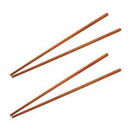 2 Pairs of Chopsticks, 30 cm Reusable Wooden Kitchen Sticks, China Chopsticks, Long Non-Slip Chopsticks for Kitchen, Dining Room