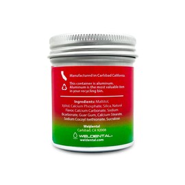 Weldental Chew Brush Smile Toothpaste Tablets 60 Count (Watermelon)