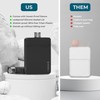 Hemli Flat Water Bottle with Carrying Case – Thin Square