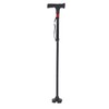 Aluminum Alloy Folding Light Cane Elderly Four‑legged with Lamp Non‑slip
